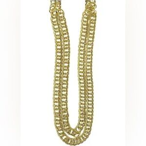 Gangsters Gold Chain Necklace Halloween costume accessory